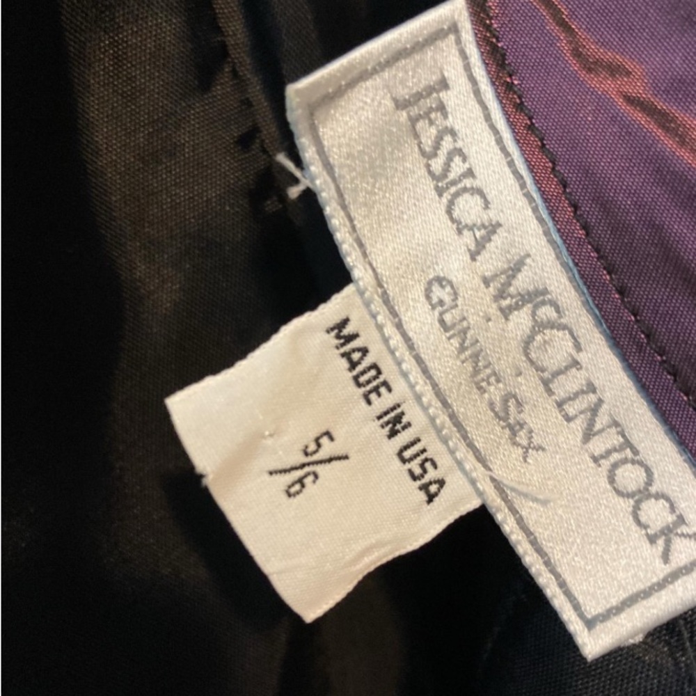 Vintage 1990’s Purple and Gold Mini, Sequin Party Dress, Jessica McClintock - Picture 8 of 9